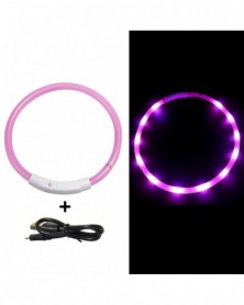 35CM-Pink-B-Dog Collar Led...