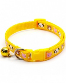 yellow 3-Dog Collar Leopard...