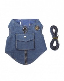 L size-SL - Dog Denim Vest...