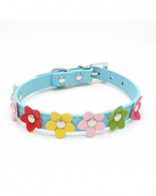 42x2CM-Blue-Flowers Pet Dog...