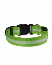 M size-Yellow-Nylon LED Pet...