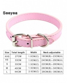 S size-Pink-Pet Dog Collar...