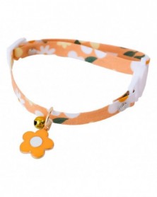 M size-Orange-Dogs Collar...