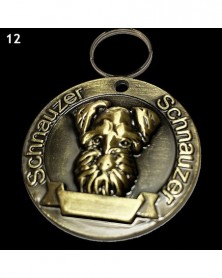 12-Retro Dog ID Tag Ancient...