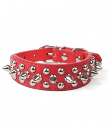 L size-Red-Pet Collar...