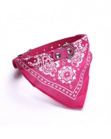 M size-Rose Red-Pet Collar...