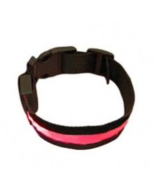 M size-Red-Fashion LED Dog...