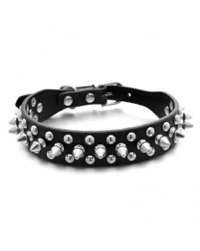 L size-Black-Pet Collar...