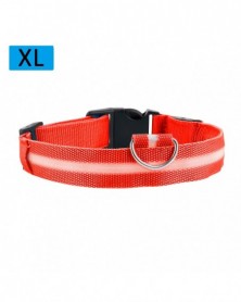 S size-Red-Nylon LED Light...