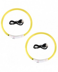 2pcs Yellow-USB...