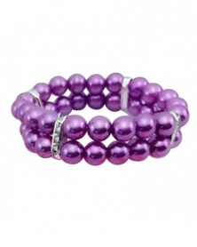 L size-Purple-Fashion Pearl...