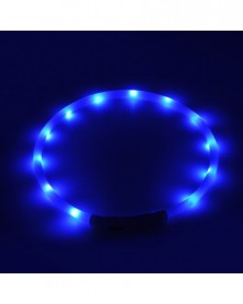 L 70cm-Blue-USB LED dog...