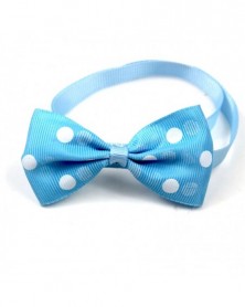 08-Dog Bow Tie Kawaii Dots...