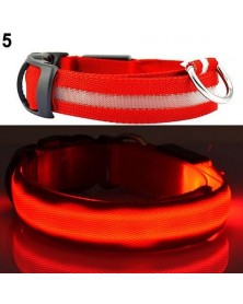 M size-Red-Nylon LED Light...