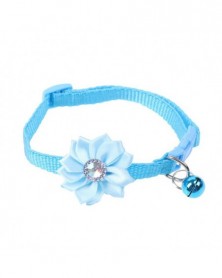 Sky blue-Dog Collar Pet...