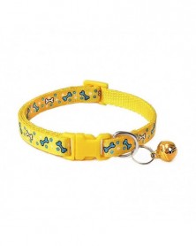 2 Yellow-Colored Cat Collar...