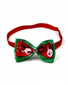 08-1PC Christmas Pet Bow...