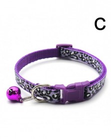 03-Cat Leopard Print Collar...