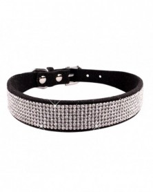 S size-Black-Pet Dog Collar...