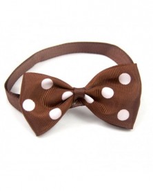 07-Dog Bow Tie Kawaii Dots...