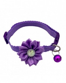 Purple-Pet Collar Pet Dogs...