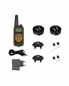 US Plug-for 2 dog black -...