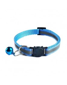 Blue-Pet collar reflective...