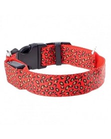 L size-Red-Dog Collar...