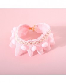 M size-Pink-Dog Cat Collar...