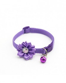 Purple-Cat Collar With Bell...