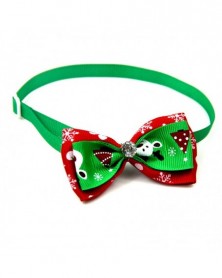 06-1PC Christmas Pet Bow...