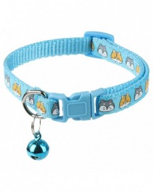 Sky blue-Colored Cat Collar...