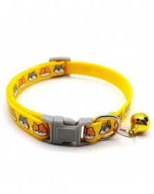 Yellow-Cartoon Pet Collar...