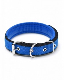 Blue-black-Nylon Dog Collar...