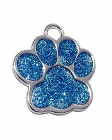 Blue-Zinc Alloy Dog Glitter...