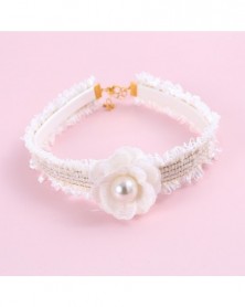 M size-white-Pet Collar...