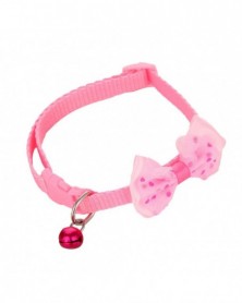 Pink-Pet Cat Bowknot...