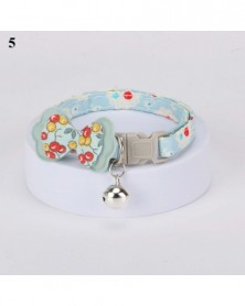 5-Flower Pattern Cat Collar...