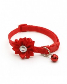 Red-Adjustable Flower Pet...