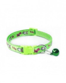 1 Green-Colored Cat Collar...