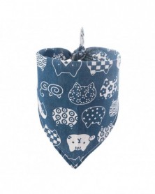 Blue-Decorative Collar Bib...