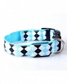 M size-Blue-LED Dog Collar...