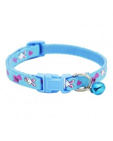 Blue-Adjust Pet Cute Collar...