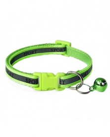 Green-Dog Collar With Bell...