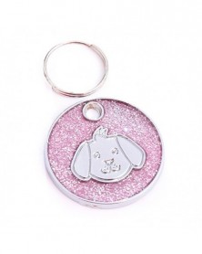 Pink-Custom Pet ID Tag...