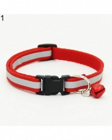 Red-1pc Adjustable Pet Cat...