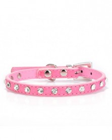 PINK-1pc Mini Pet Collar...