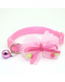 Pink-Lovely Pet Bowknot...