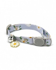 Lake Blue-Cat Collar Floral...