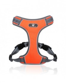 M size-Orange - Dog Harness...